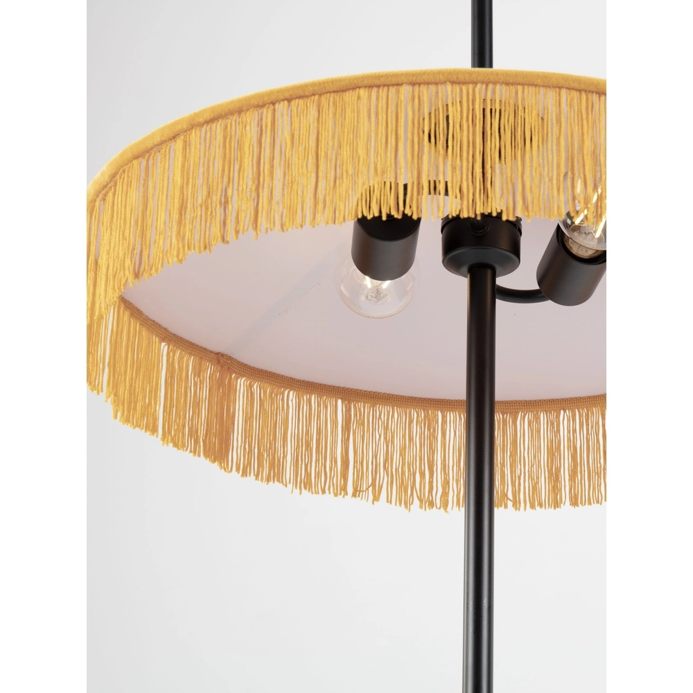 Tiffany-Stehlampe Velvy Gelb Lyora 5212017493811