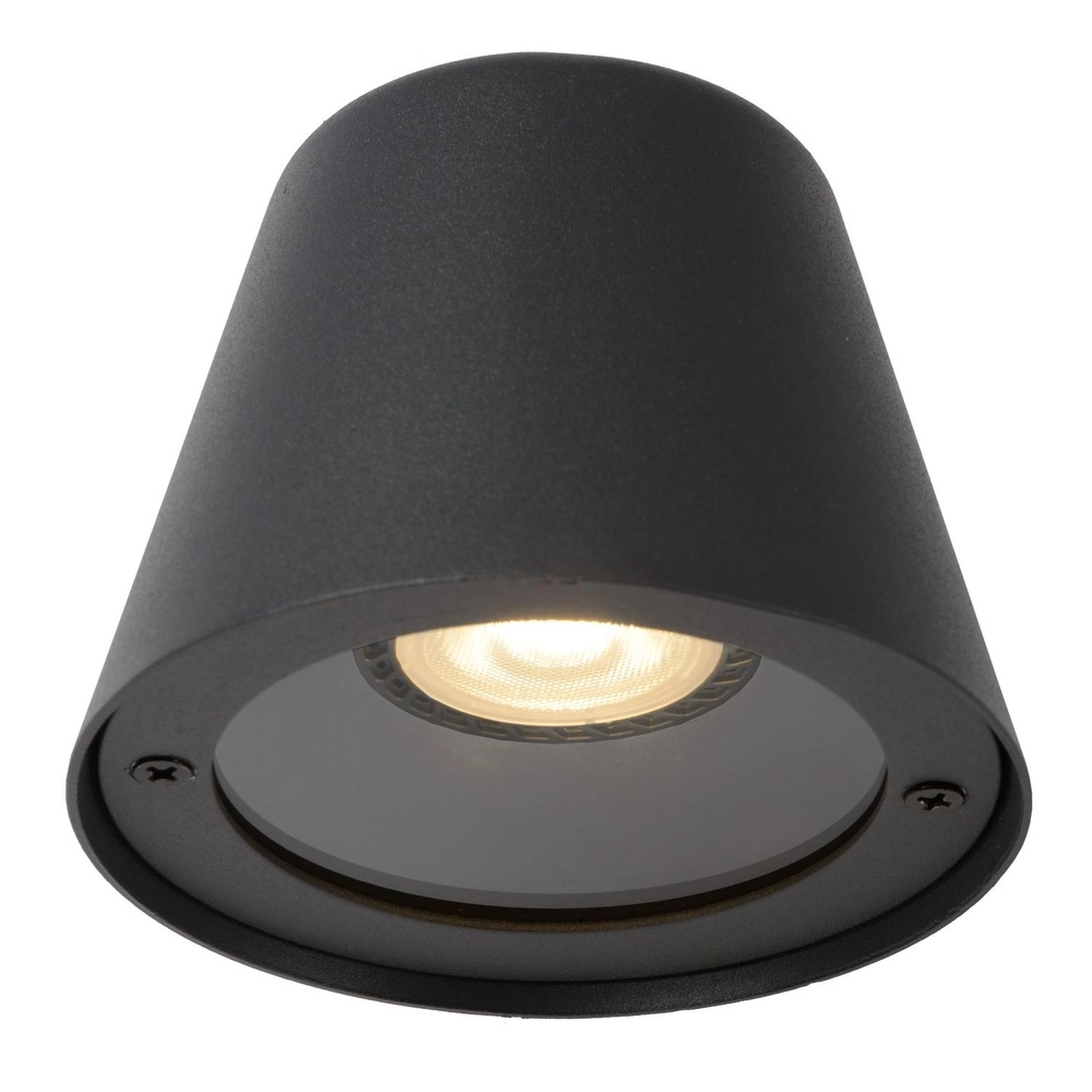 Wandscheinwerfer Dingo-Led IP44-Anthrazit Lucide 5411212143815