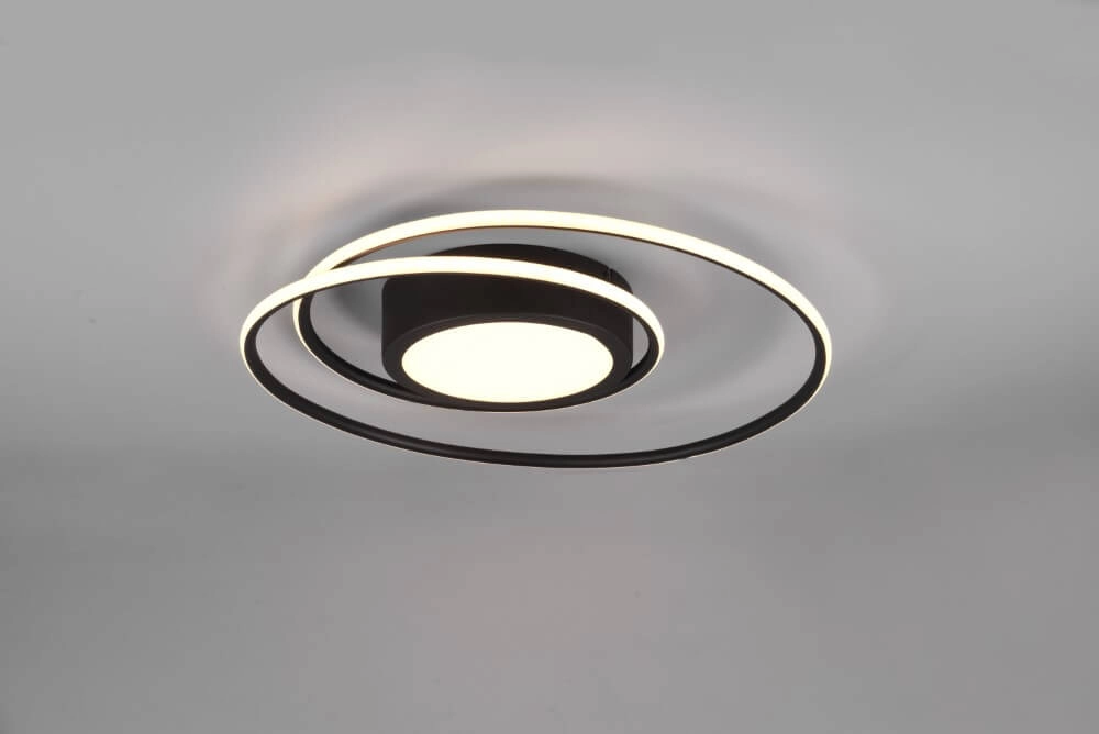 Deckenlampe Yava 60cm schwarz Trio 4017807503357