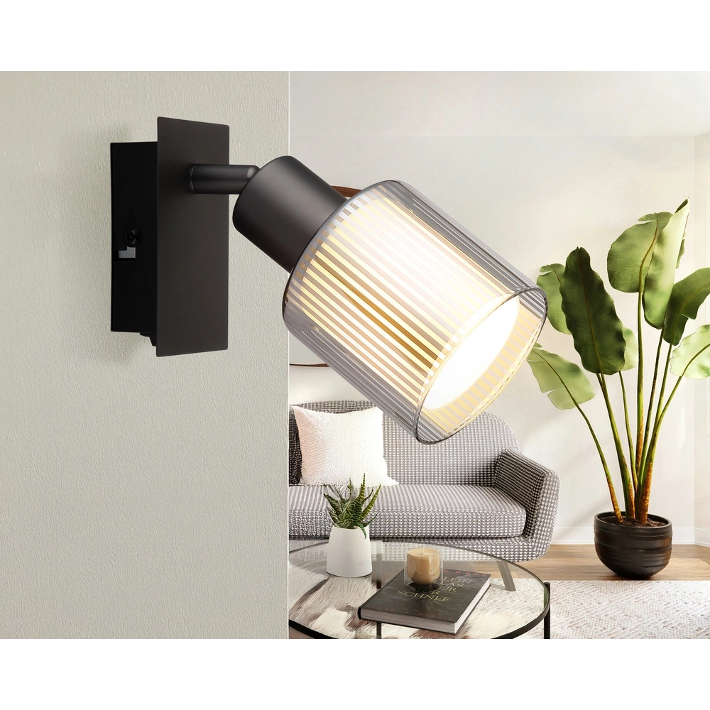 Design-Wandlampe Villegas Gunmetal Globo 9007371569946