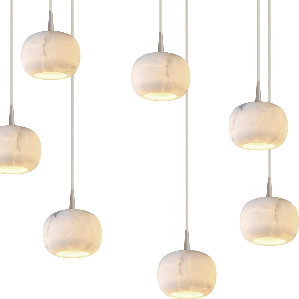 Design-Pendellampe Alta 7-Licht beige Terra Masterlight 8718121438306