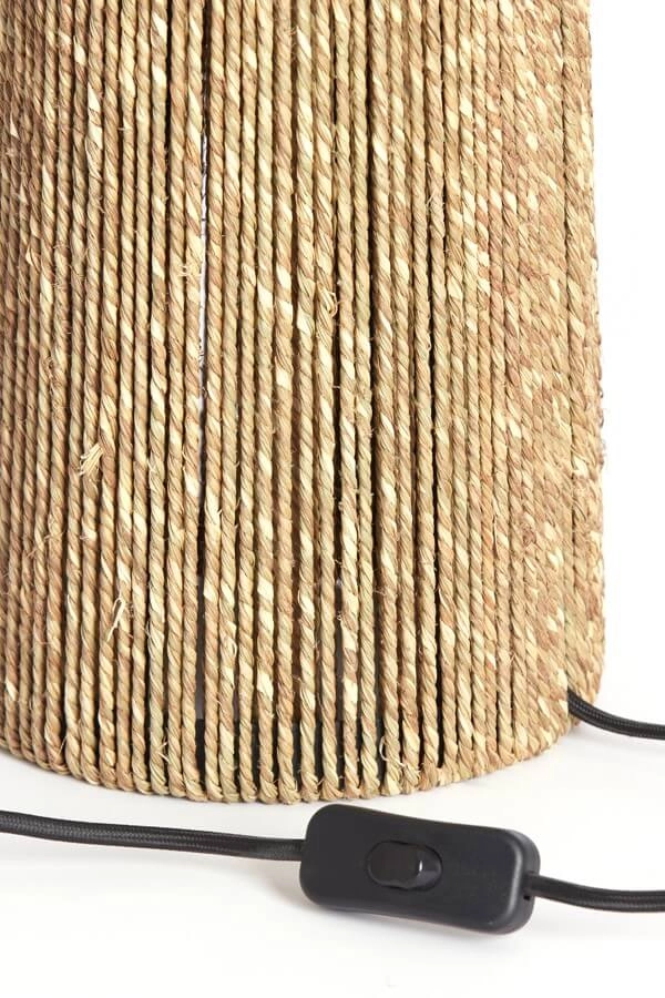 Japandi Tischleuchte Pitino braun Ø 31,5cm Light & Living 8717807699949