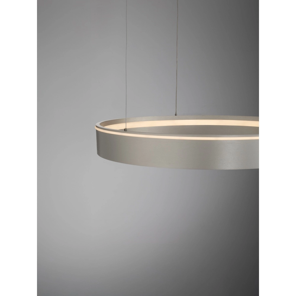 Moderne Pendellampe Olivia nickel Ø 78 cm Lyora 5212017494221