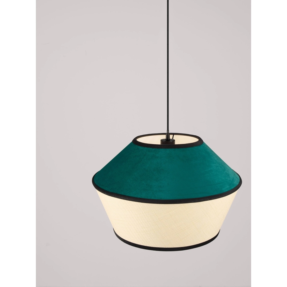 Pendellampe Veliss Weiß mit Blau Lyora 5212017493842