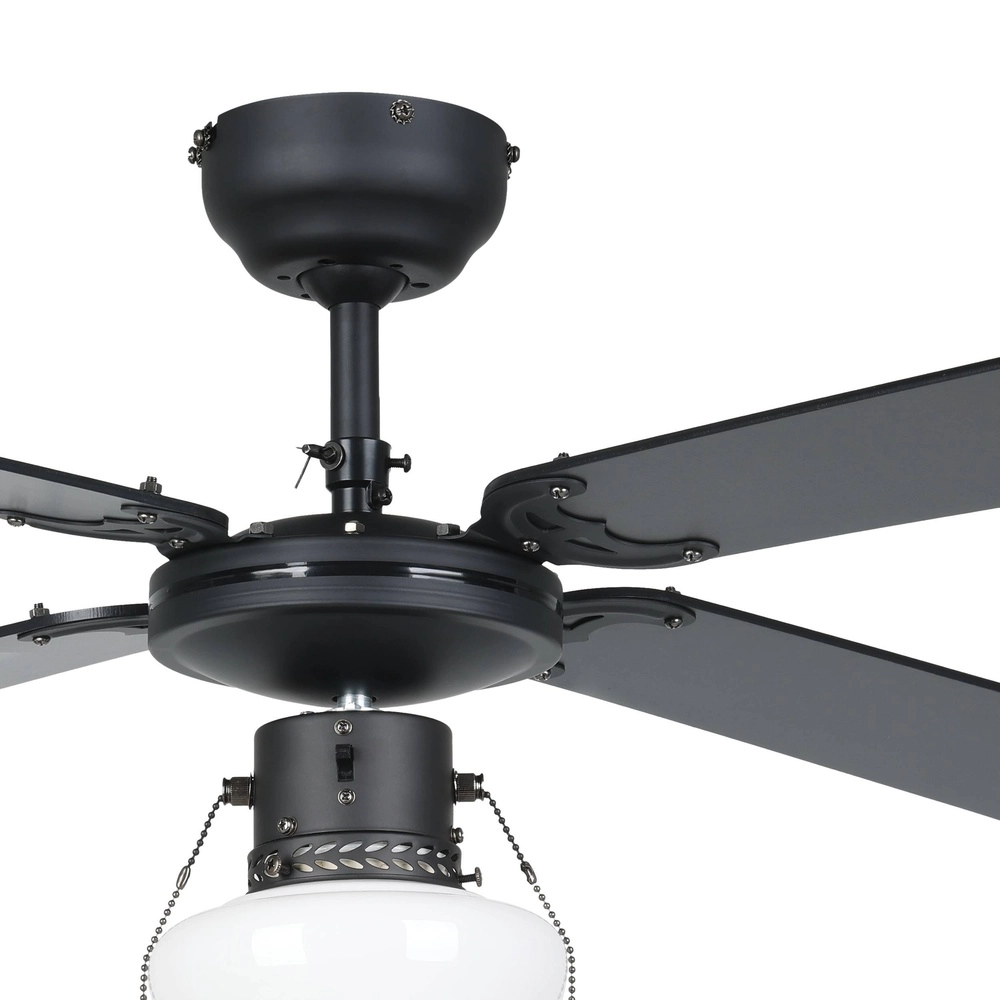 Deckenventilator Fortaleza schwarz Eglo 9002759313524