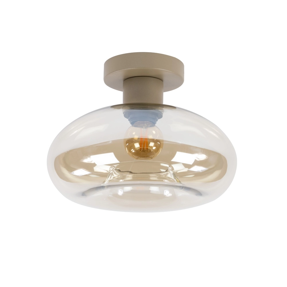 Moderne Deckenlampe Soll sandbraun Ø 27 cm Lyora 8716803514669