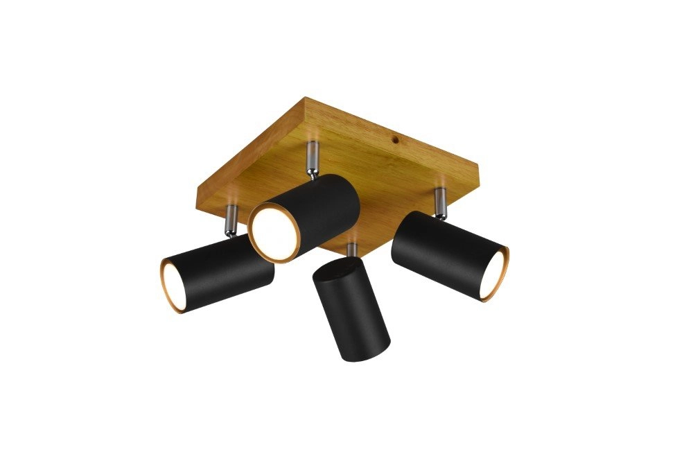Spot Marley schwarz zu holz Trio 4017807488043