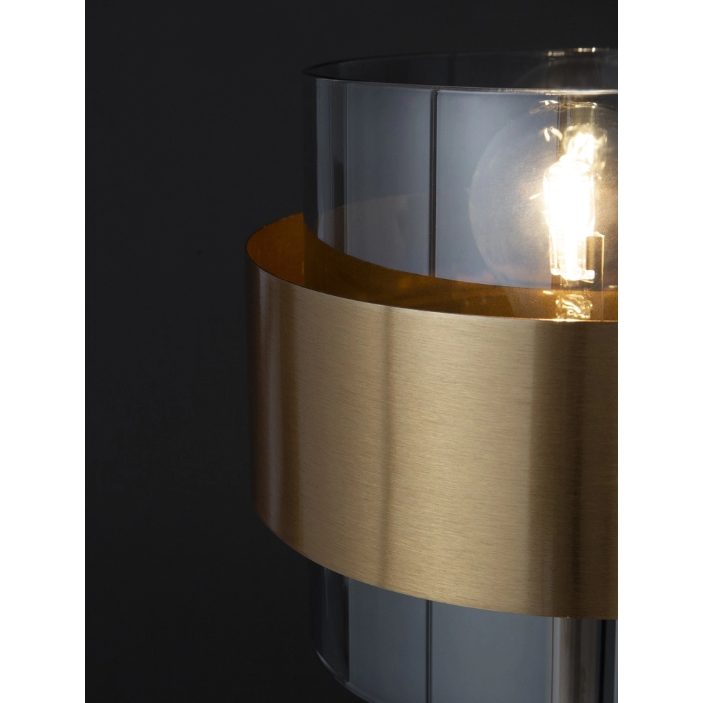 Tischlampe Sianna schwarz mit gold Lyora 5212017431042