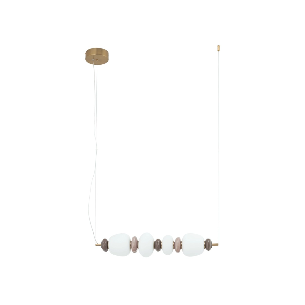 Pendellampe Ceramic Led Keramik und Glas 71 cm