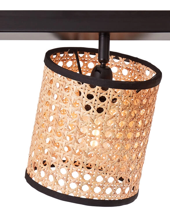 Flecken Wiley 4-helles Schwarz mit Rattan Brilliant 4004353394850