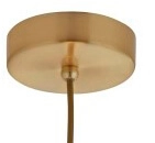Hängelampe aus weißem Glas Avalon Searchlight 5053423125169