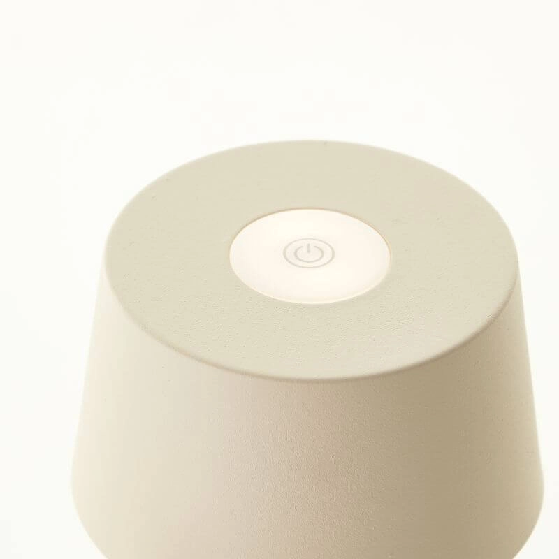 Wiederaufladbare Tischleuchte Jona beige Brilliant 4004353449116
