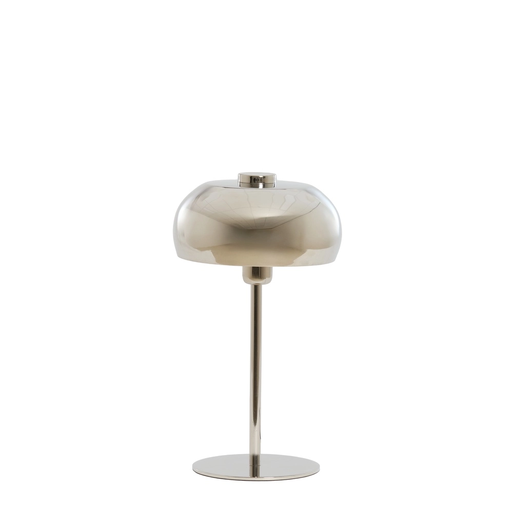 Tischlampe Surin Ø 23cm – Glanznickel