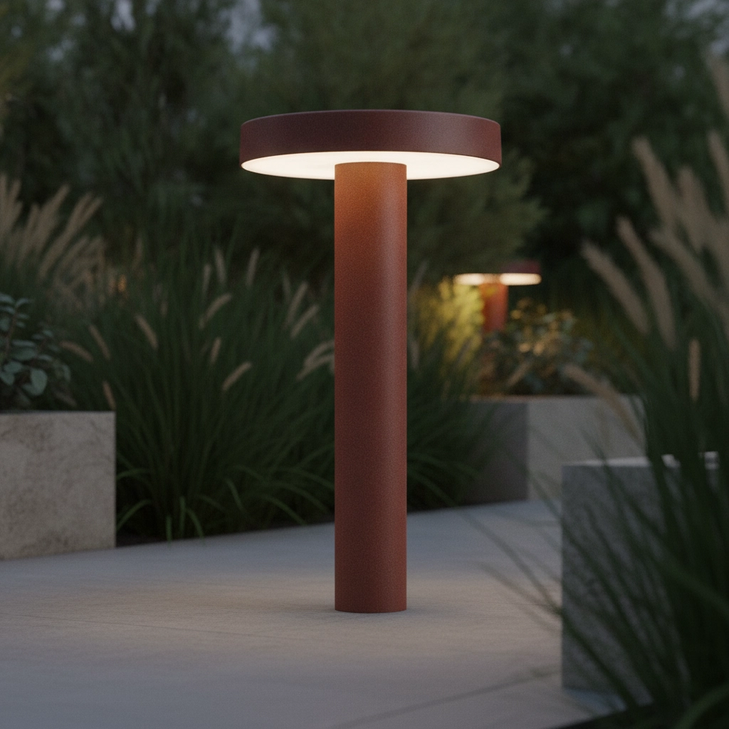 Gartenleuchte Mood 20cm rostbraun