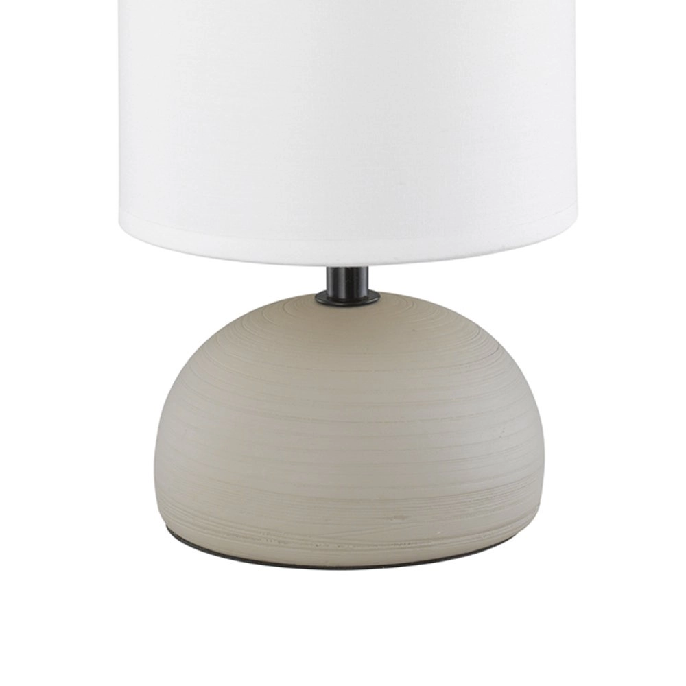 Tischlampe Luci 23cm Cappuccino mit Weiß Trio 4017807346183