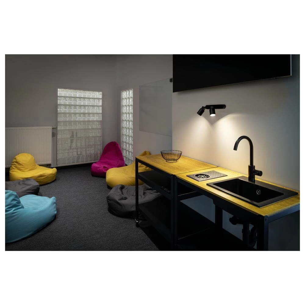 Spott Puri 2.0 Tube Schwarzes Doppelzimmer SLV 4024163294188