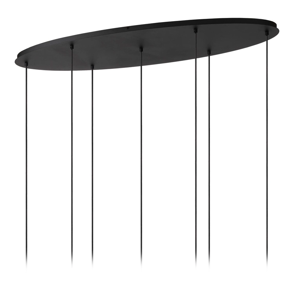 Schwarze Pendellampe Eloise 7-Licht Lucide 5411212452481