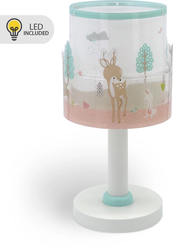 Tischleuchte für Kinderzimmer Loving Deer weiß Dalber 8420406002323