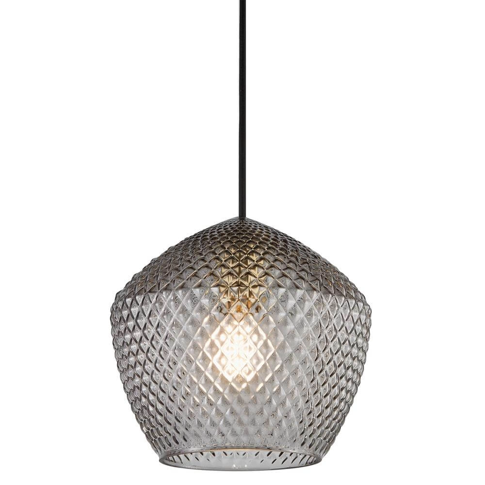 Deckenlampe Orbiform Messing mit Rauchglas Nordlux 5704924001536