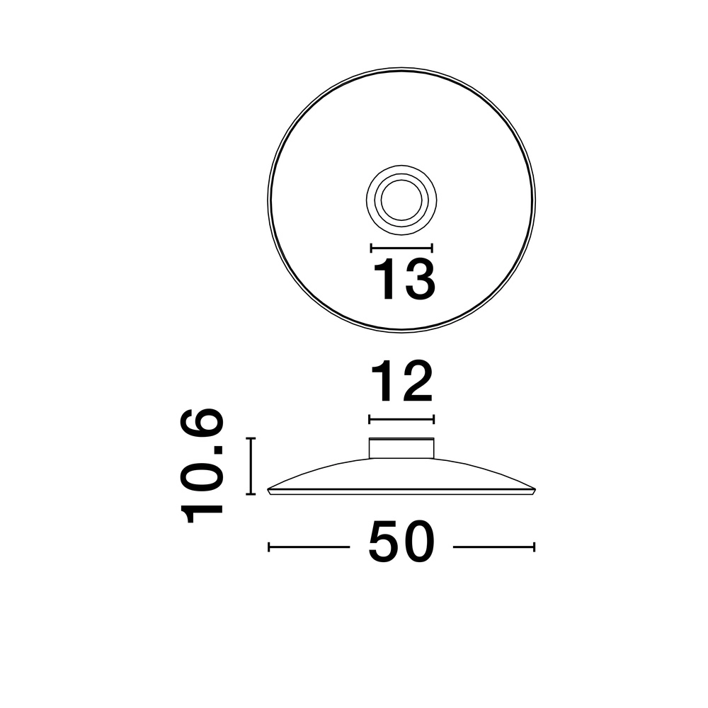 Deckenlampe Esti braunes Glas Ø 50cm Lyora 5212017461834