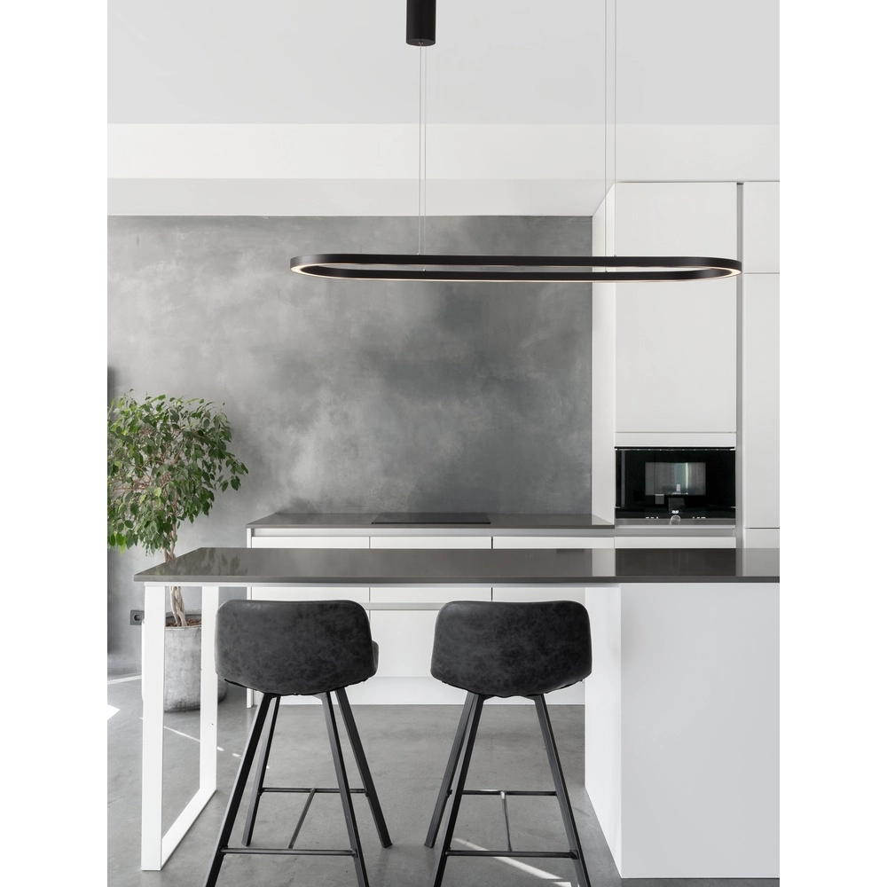 Ovale Pendelleuchte Cuppe schwarz Lyora 5212017438492