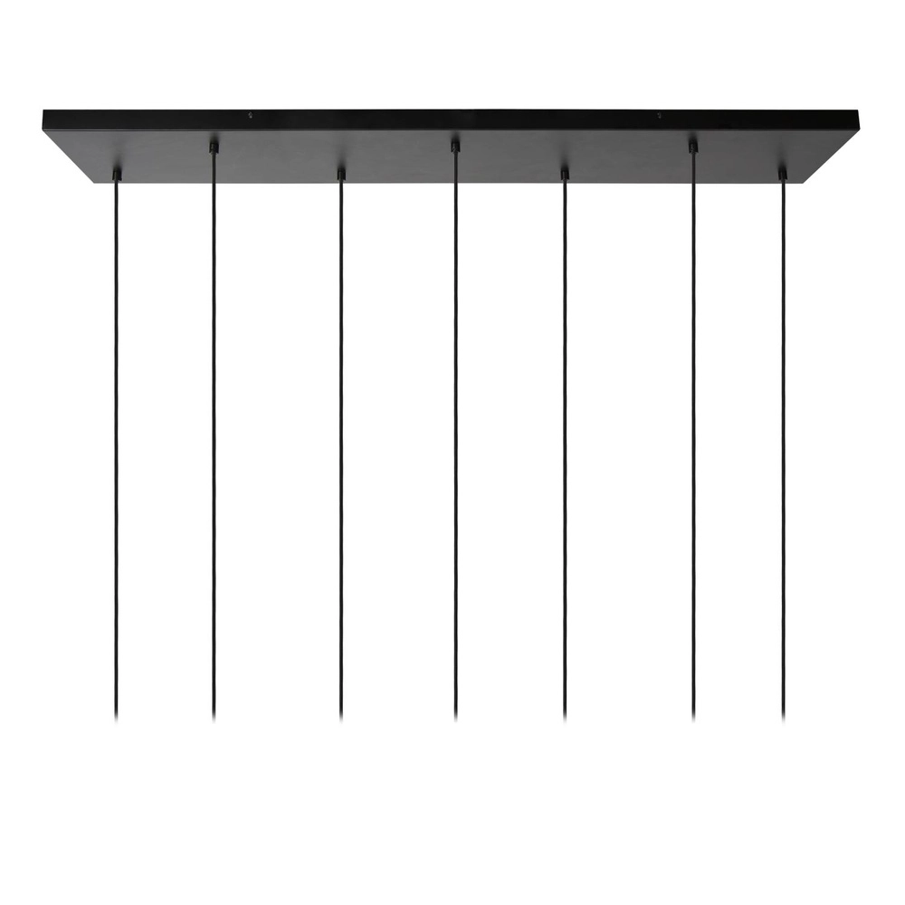 Pendellampe Marius 7-Licht Schwarz Lucide 5411212452221