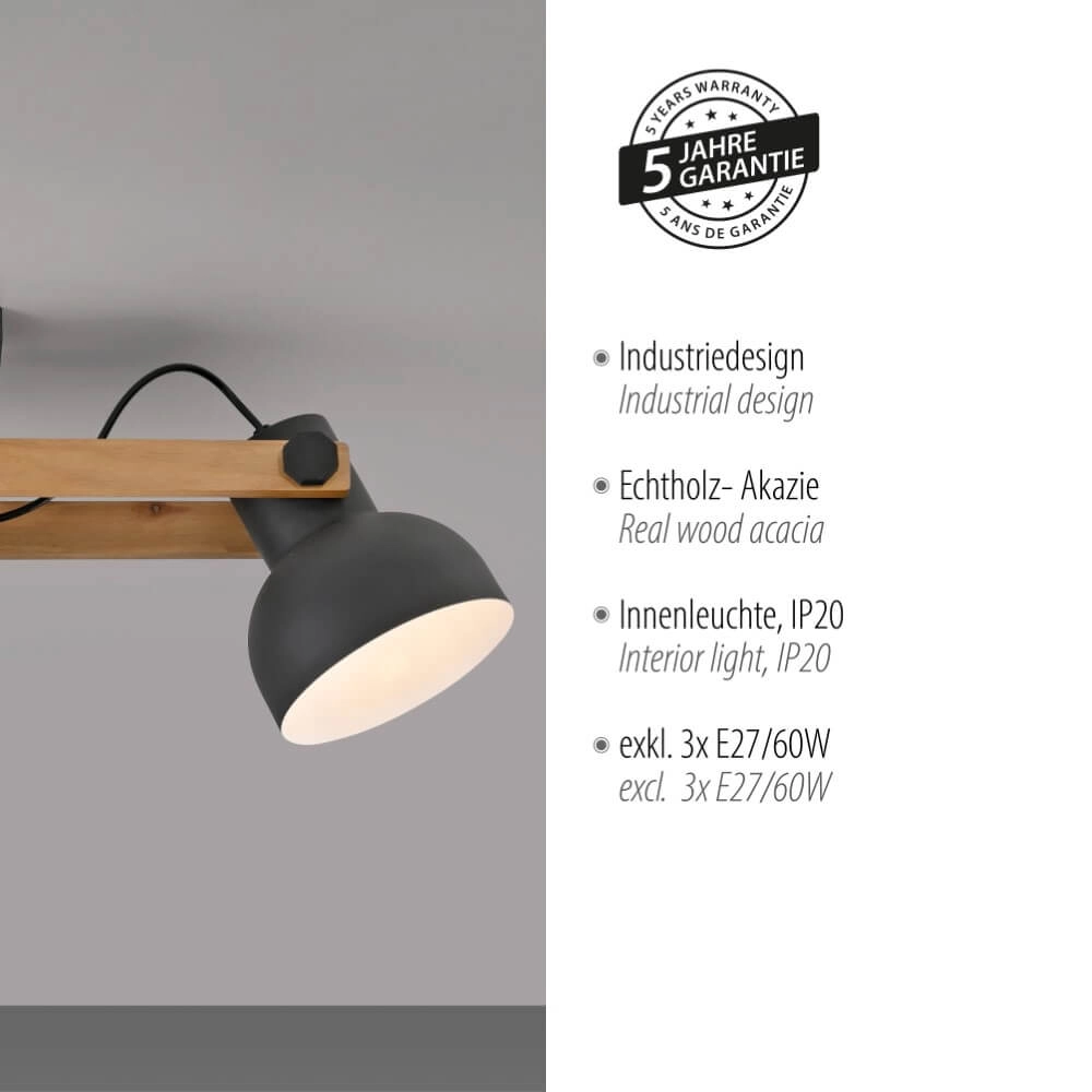 Deckenleuchte Cup 2.0 3-flammig Just Light 4043689000707
