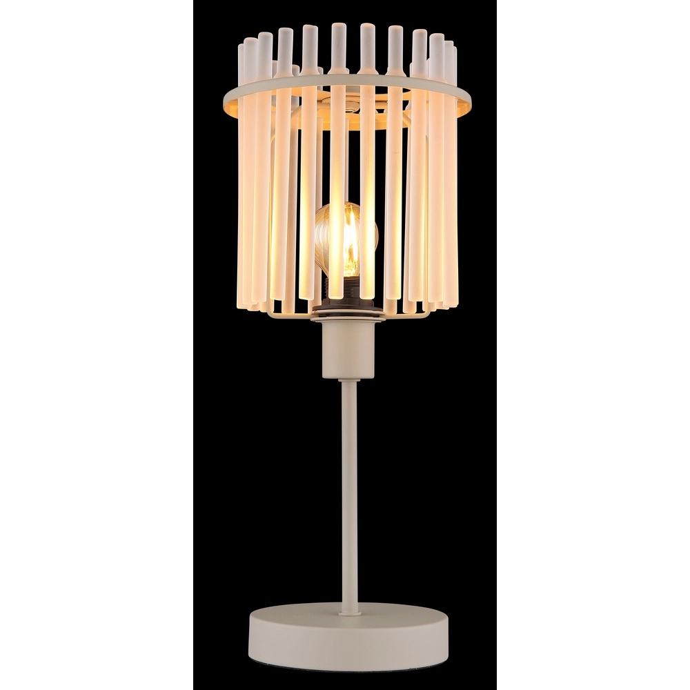 Tischlampe Gorley sandbraun mit Glas Globo 9007371569700