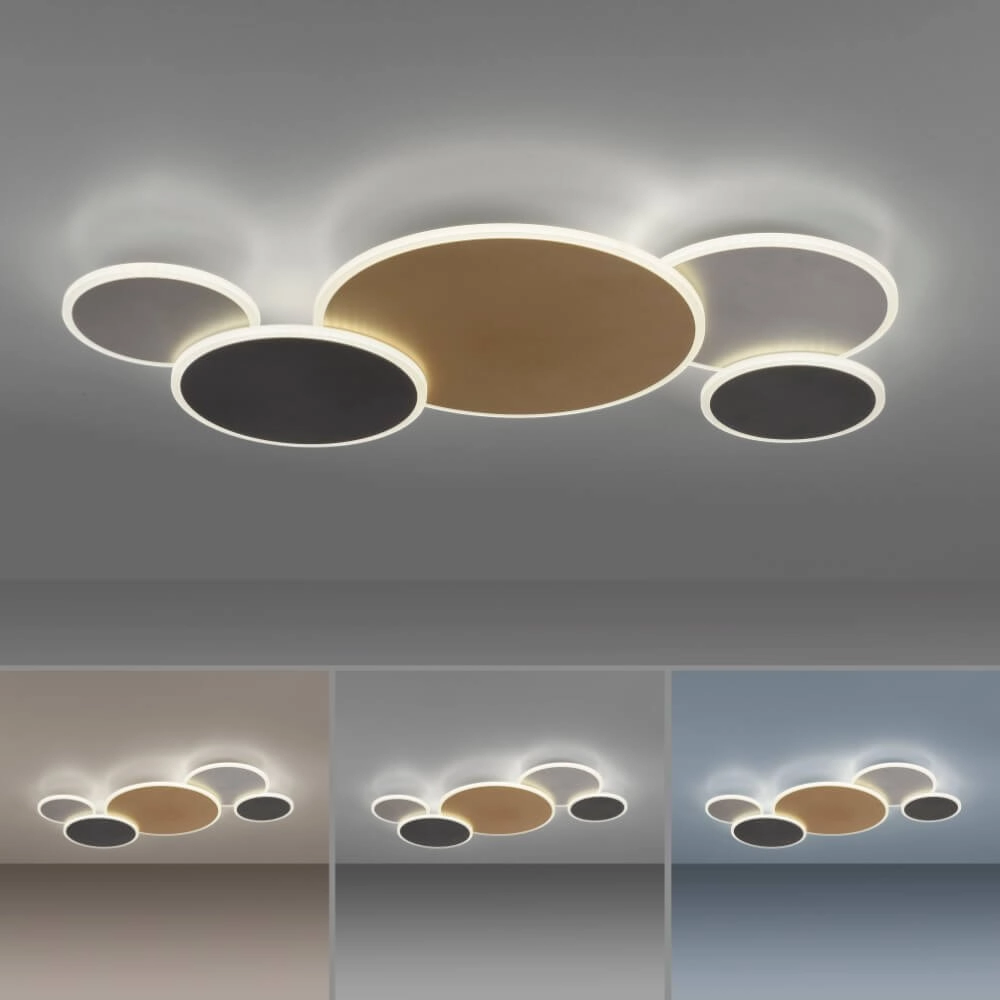 Design-Wandleuchte Q-Piato 85cm Paul Neuhaus 4012248374528
