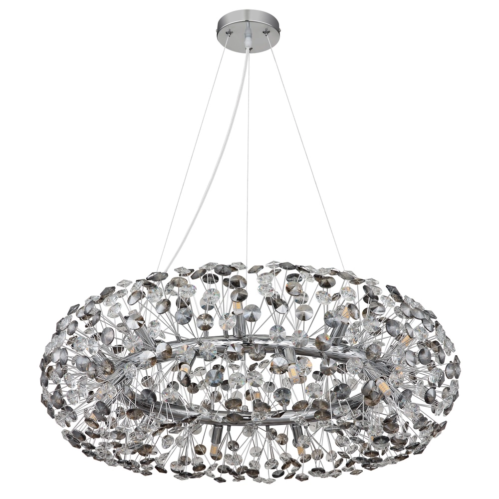Pendellampe Katrina chrom Ø 80cm Globo 9007371478347
