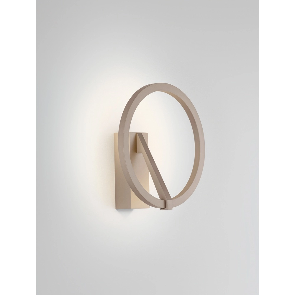 Design-Wandleuchte Tilia mokkabraun
