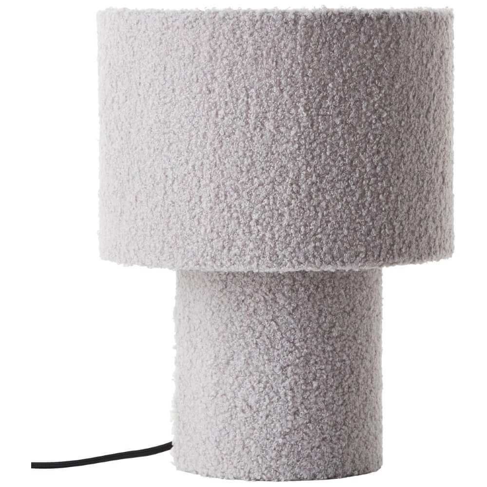 Graue Tischlampe Teddy Ø 23cm Brilliant 4004353447228