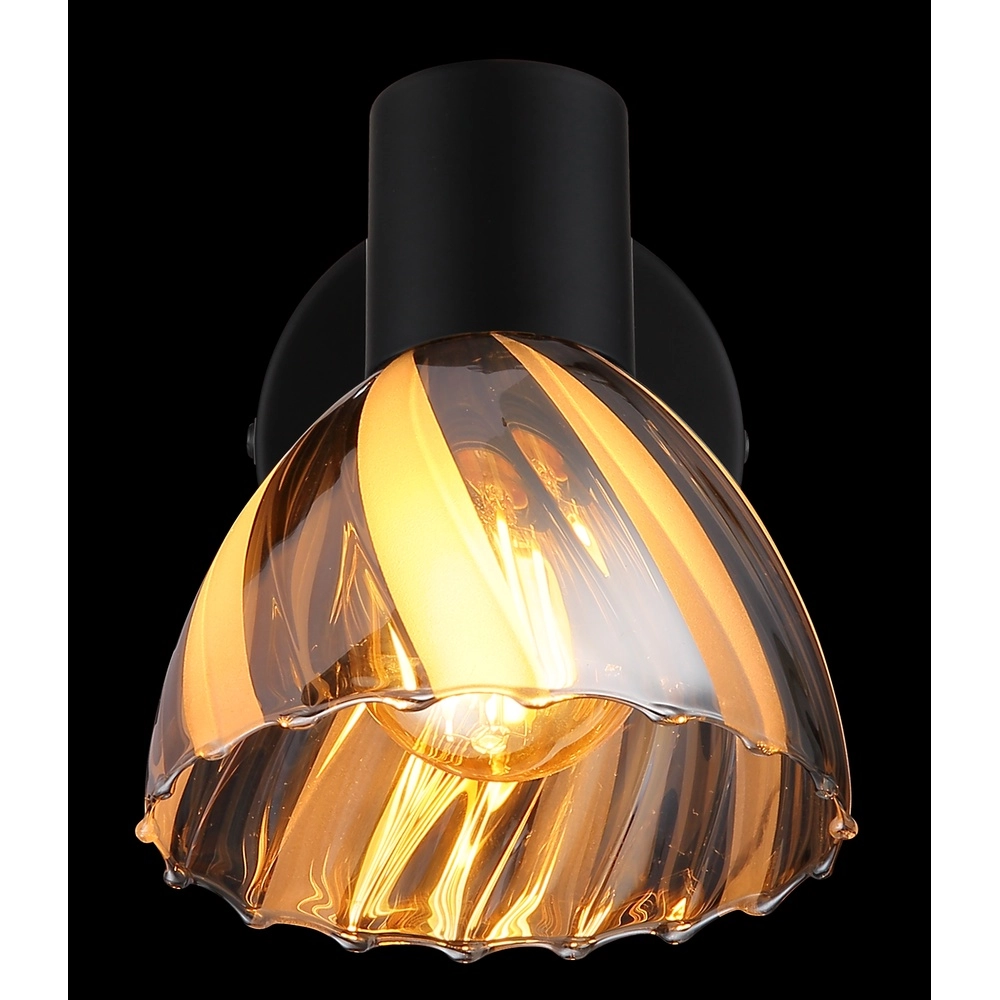Wandlampe Zachery Schwarz Globo 9007371528493