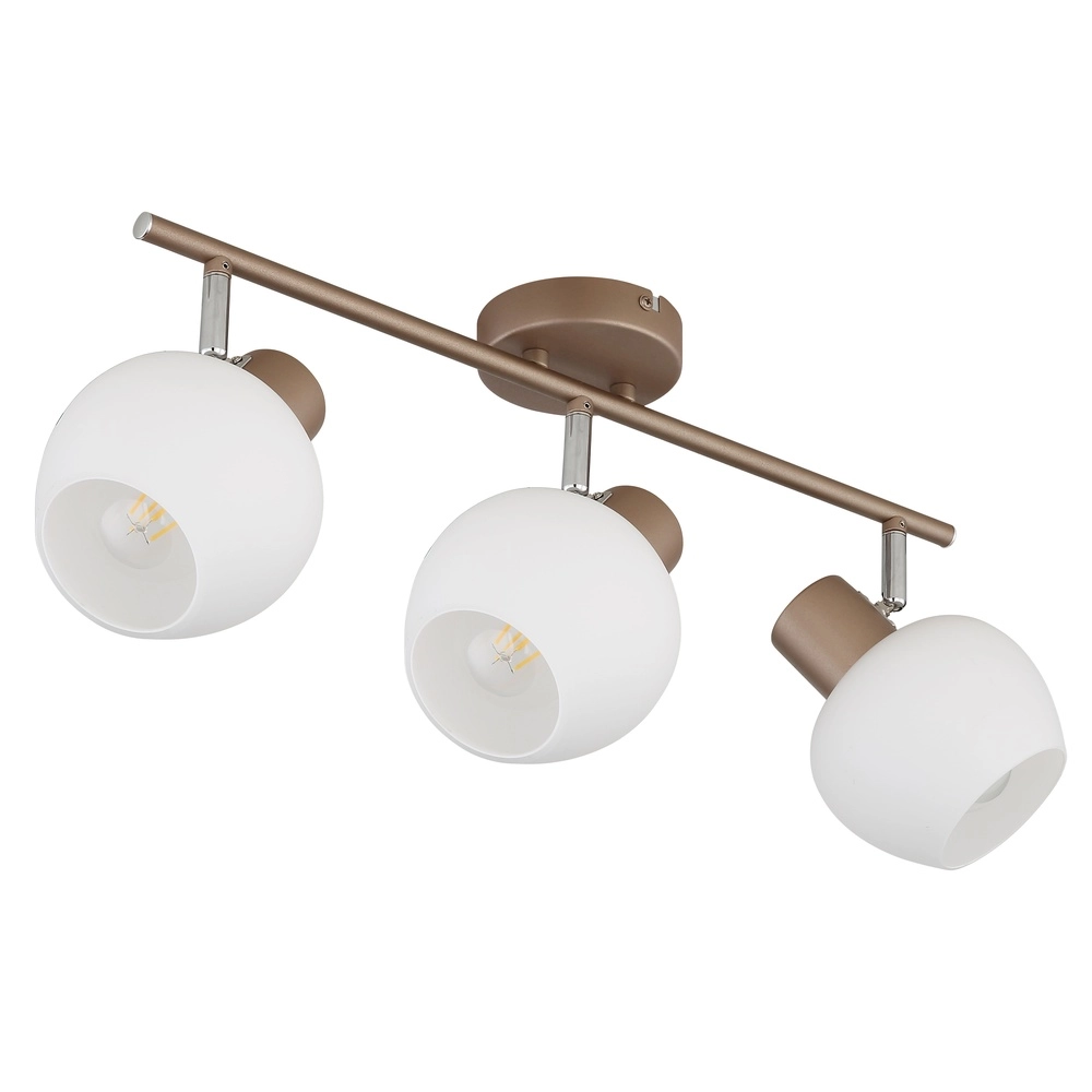 Deckenlampe Eileen 3-hell Kaffeebraun Globo 9007371592562