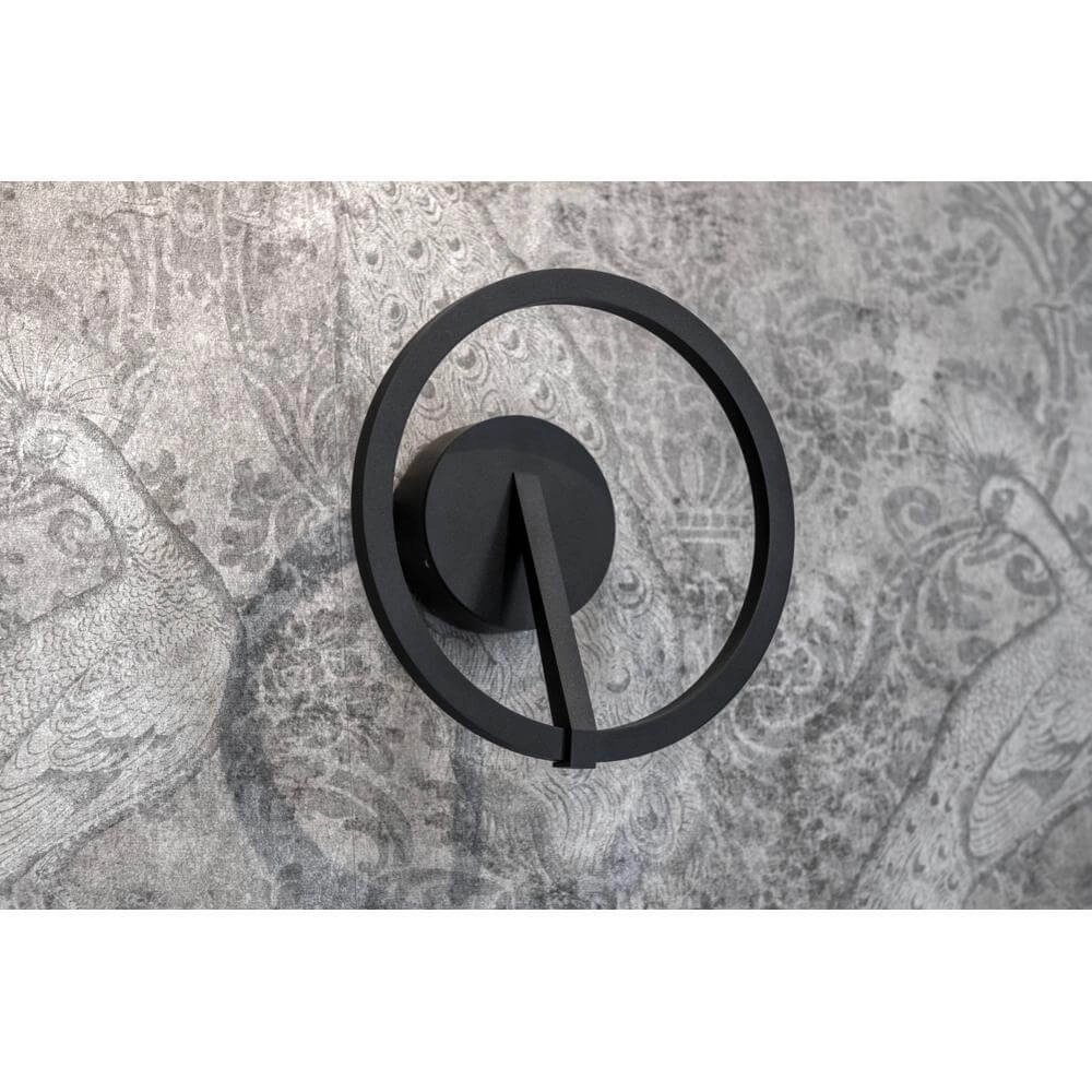 Schwarze Wandleuchte Oregon Schlankes Design Artdelight 8720701100893