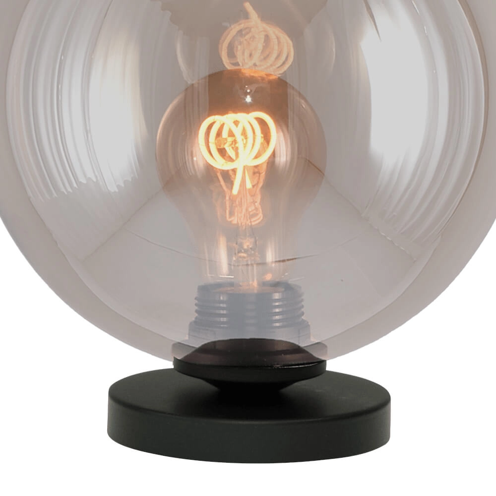 Tischlampe Bella 2 mit Ø 20cm Goldglas Masterlight 8718121340777
