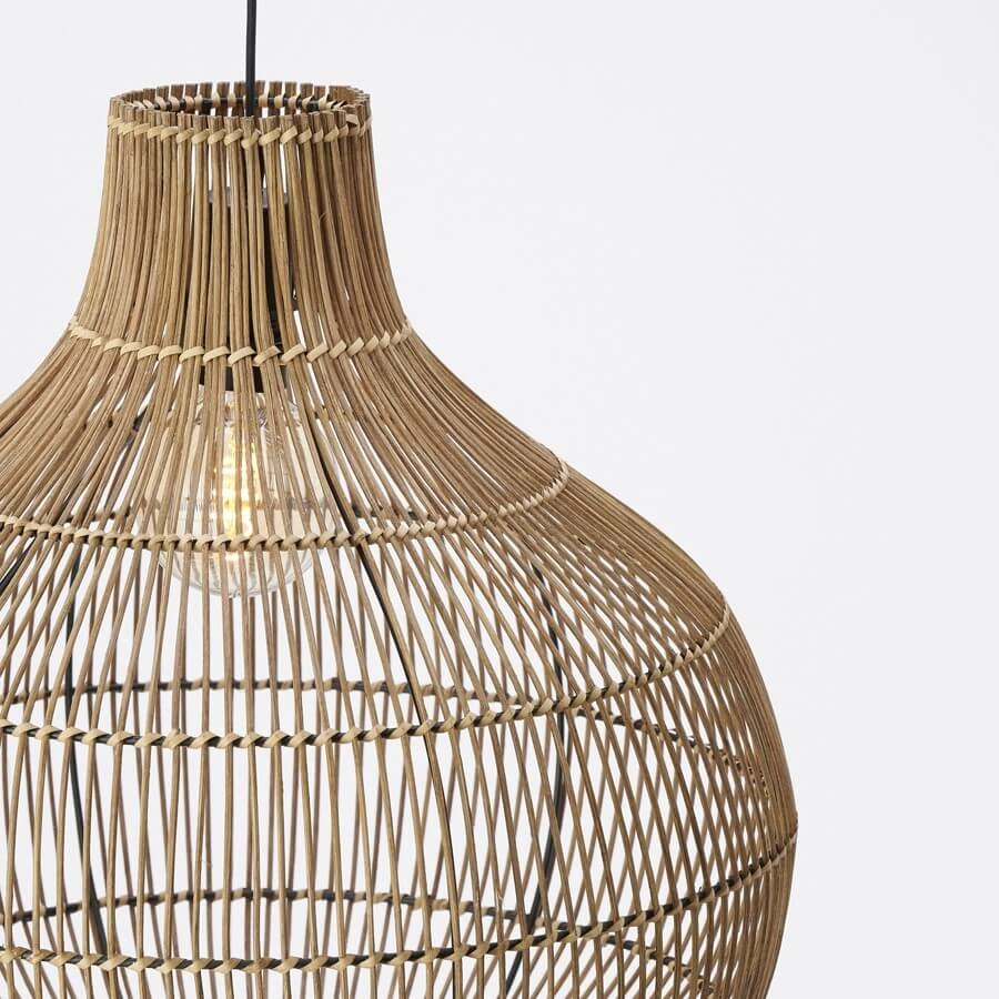 Pendelleuchte Pacino Rattan Ø 50cm Light & Living 8717807614553