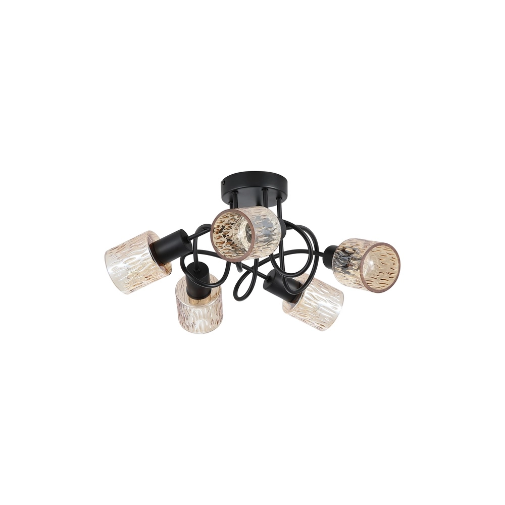 Deckenlampe Knot schwarz 3-flammig Searchlight 5053423301952