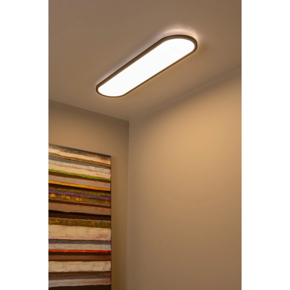 Ovales Deckenlicht Elly schwarzer 36W Lucide 5411212071828