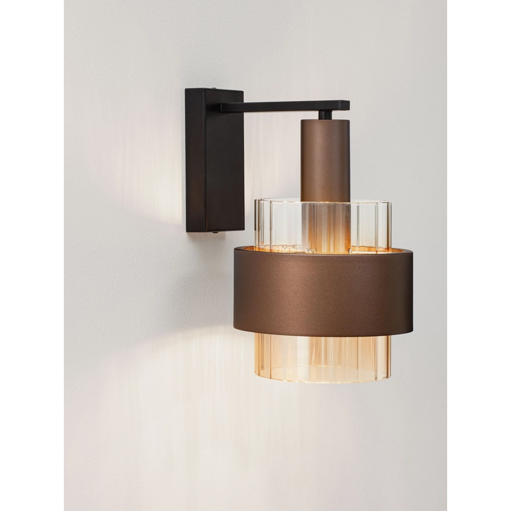 Moderne Wandlampe Serena Kaffeebraun Lyora 5212063501201