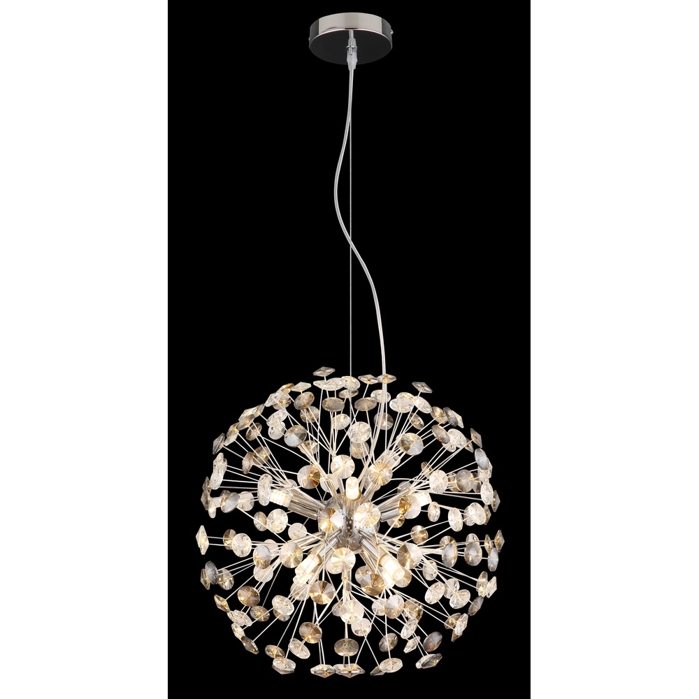 Pendellampe Katrina chrom Ø 40cm Globo 9007371487332