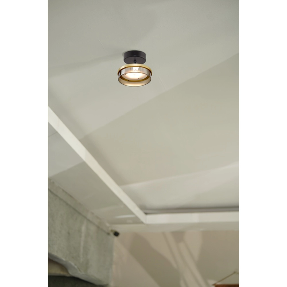 Deckenlampe Imperia Schwarz mit Gold Masterlight 8718121359540
