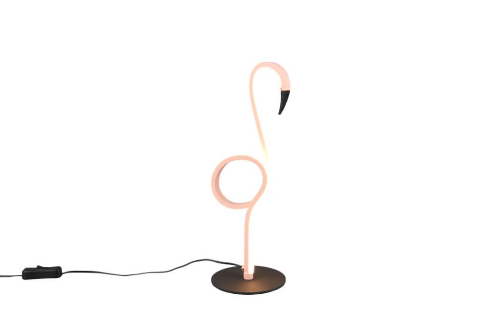 Rosafarbene Flamingo-LED-Tischlampe Ingo Trio 4017807613704