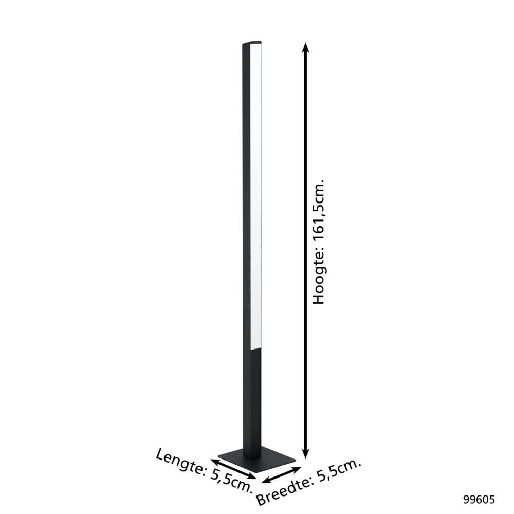 Stehlampe Zigbee Simolaris-Z Schwarz Eglo 9002759996055
