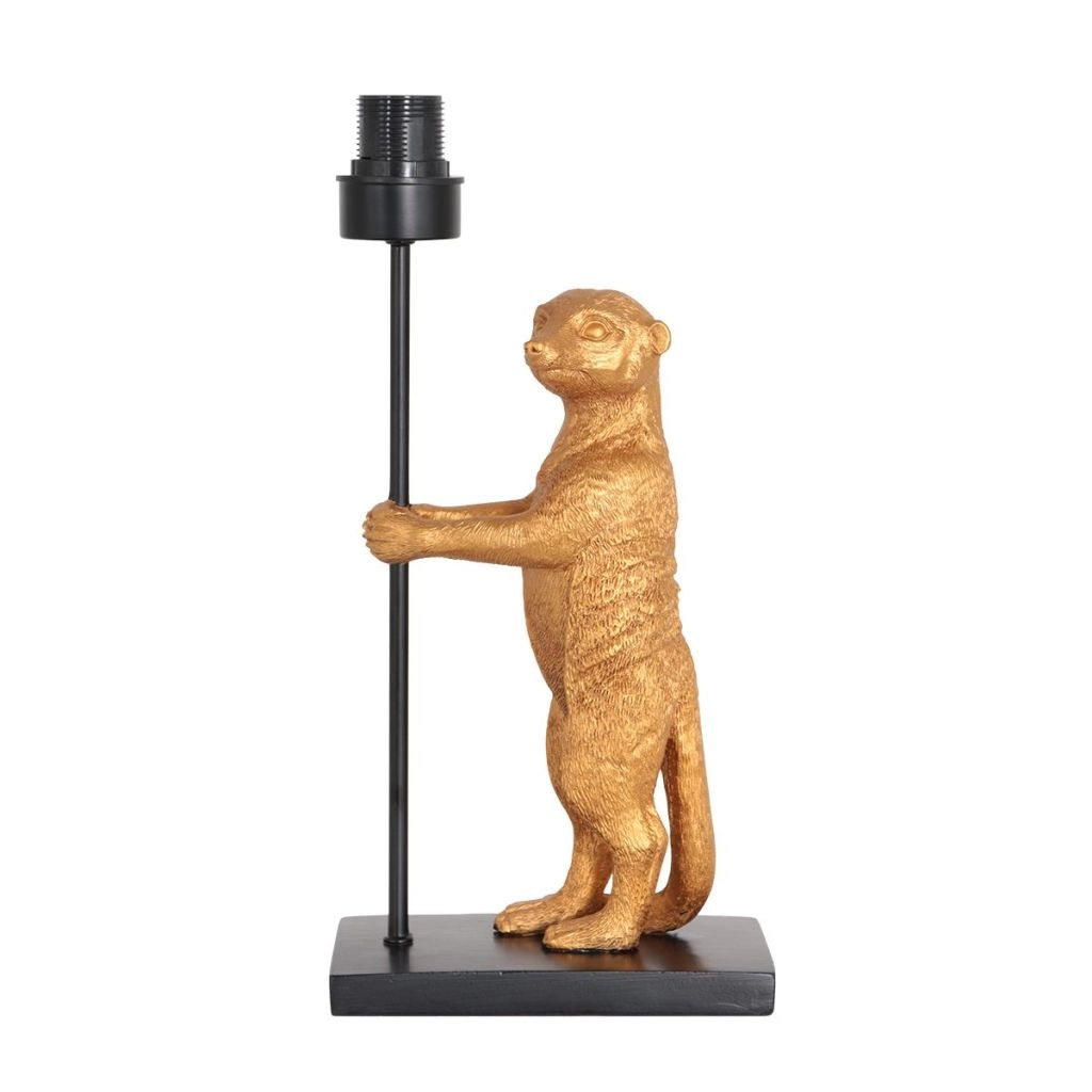 Schwarze Tischlampe Animaux mit Korkkappe Ø30 cm Steinhauer 8712746180565
