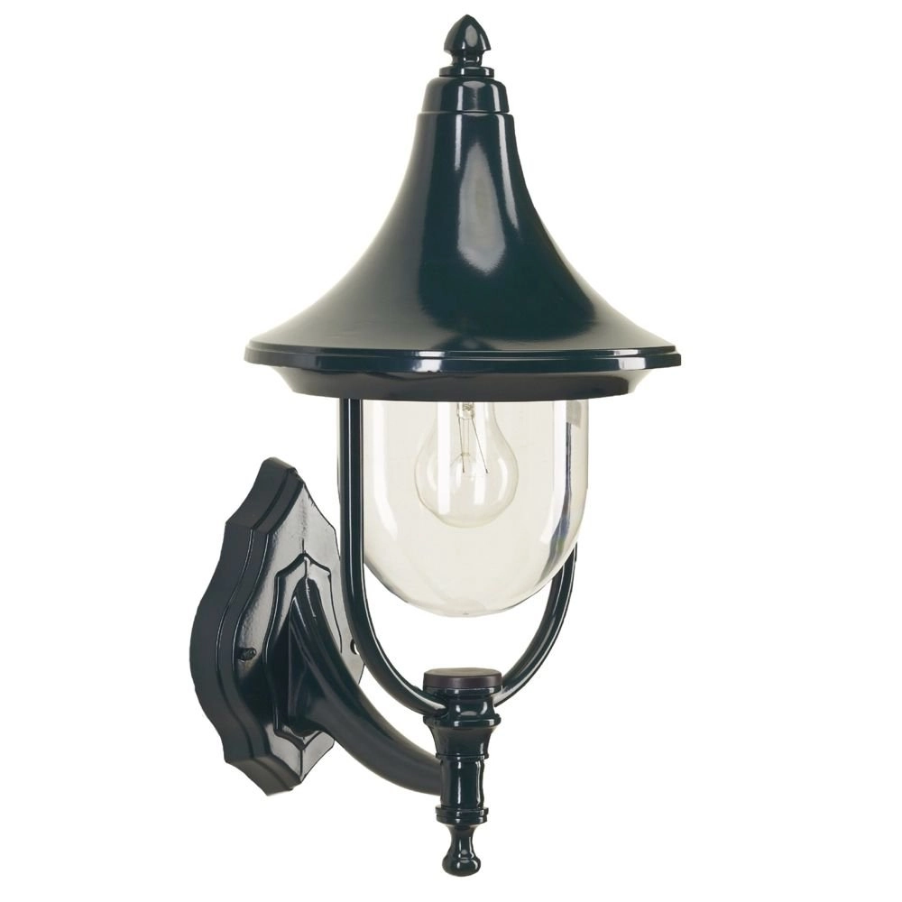 Klassische stabile Lampe Rome schwarz KS 8714732727044