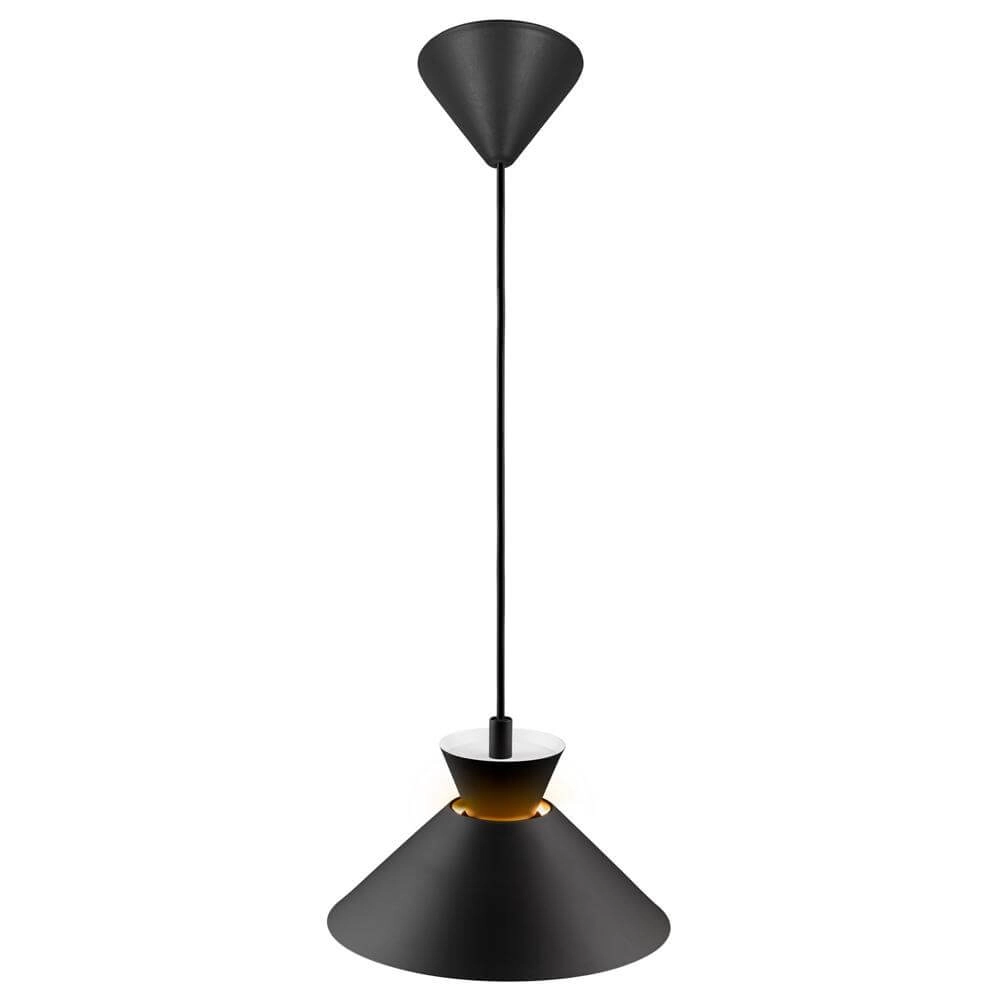 Schlanke Pendelleuchte Dial schwarz Ø 25cm Nordlux 5704924013720
