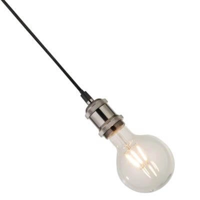 Hängelampe Suspi Nickel mit Schwarz Searchlight 5053423140797