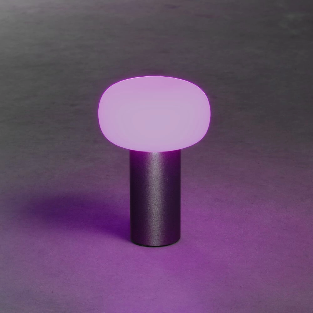 Wiederaufladbare Tischlampe Antibes rostbraun KonstSmide 7318308269726