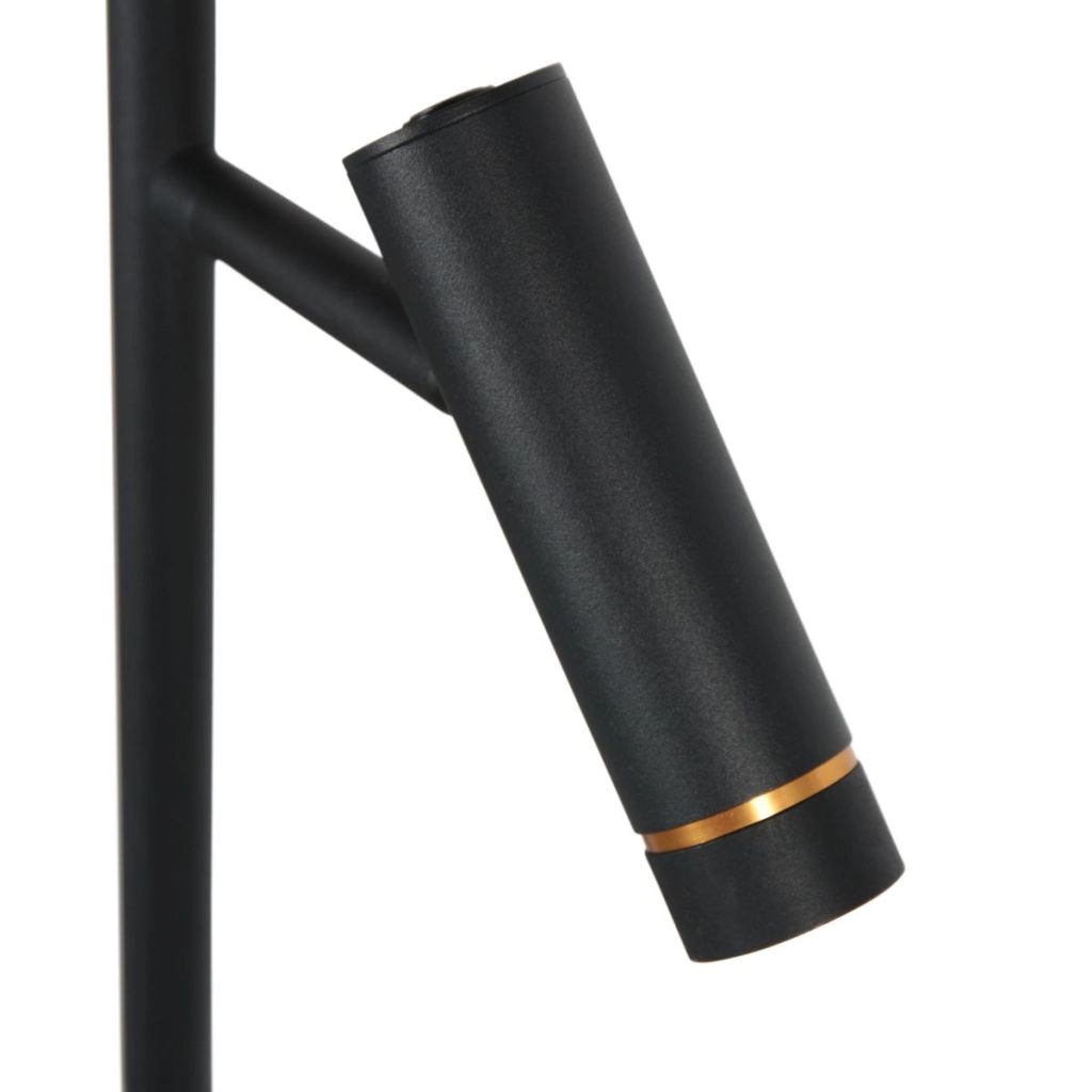 Stehlampe 2-Leuchten Lumo Schwarz Steinhauer 8712746184686